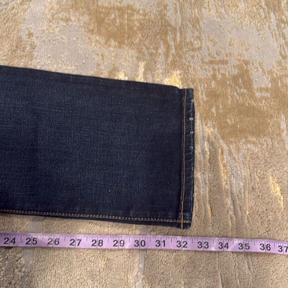 Madewell dark wash straight jeans size 33 by 32 in GUC - Picture 5 of 8